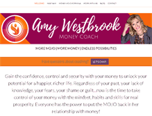 Tablet Screenshot of amywestbrook.com